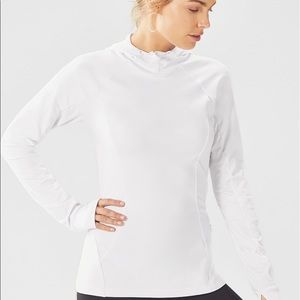 Fabletics- Alecia Pullover Hoodie XXS White